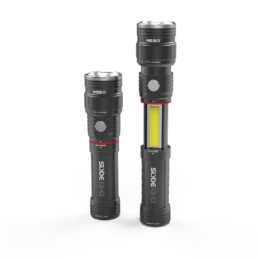 Nebo 6901 Slyde King LED Rechargeable Flashlight, Black