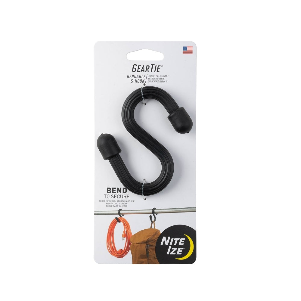 Nite Ize GTS-01-R6 Gear Tie Bendable S-Hook, 10 MM