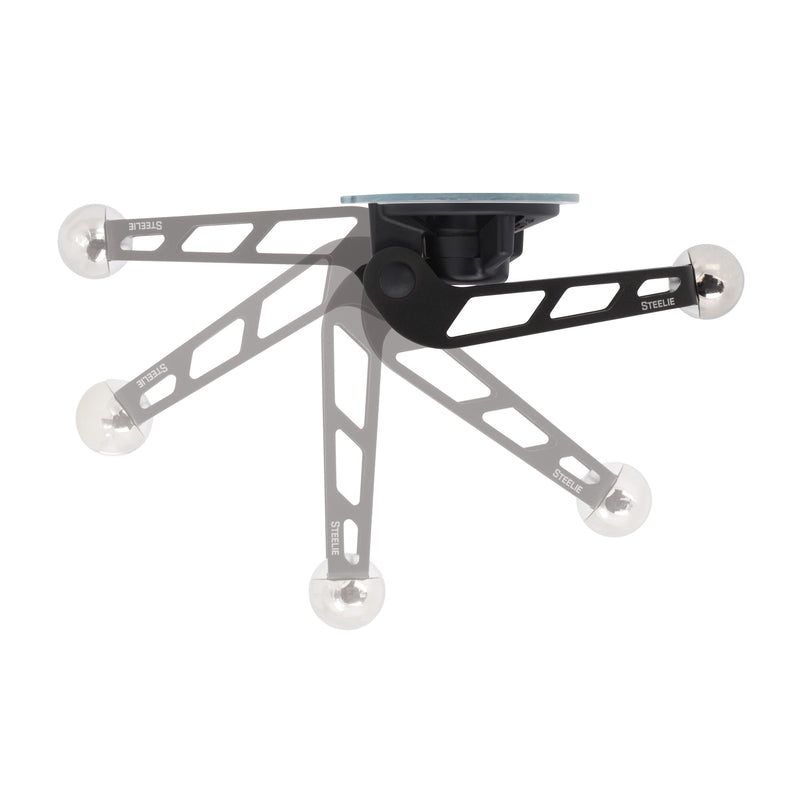 Nite Ize STOWK-01-R8 Steelie Windshield Kit, Black