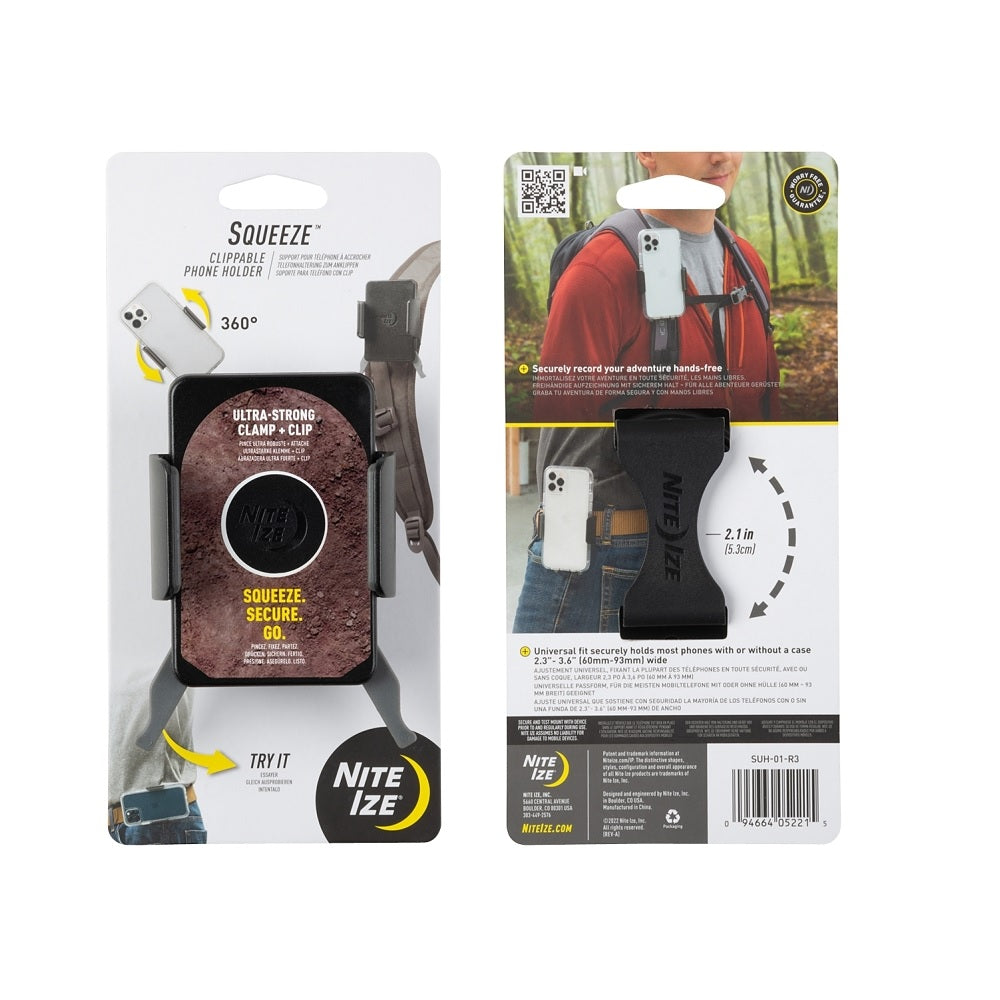 Nite Ize SUH-01-R3 Squeeze Phone Holder