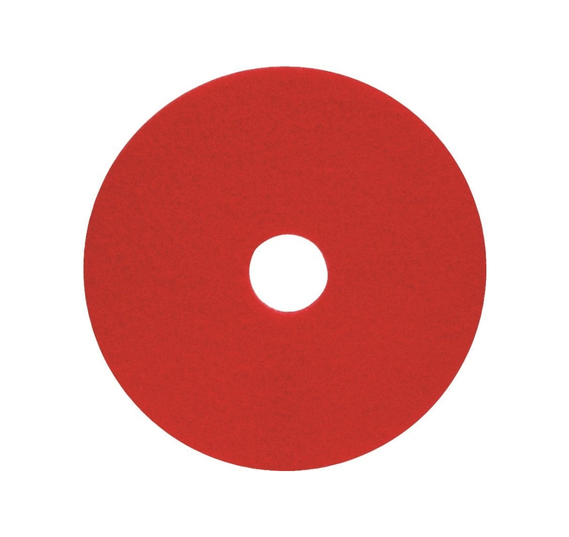 North American Paper 262037 Light Buffing Pad, Red