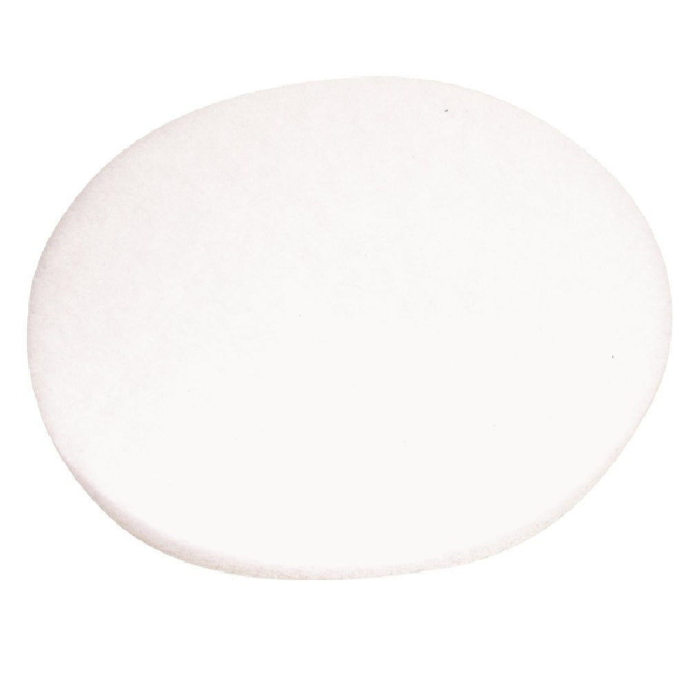 North American Paper 262030 Polishing Pad, White