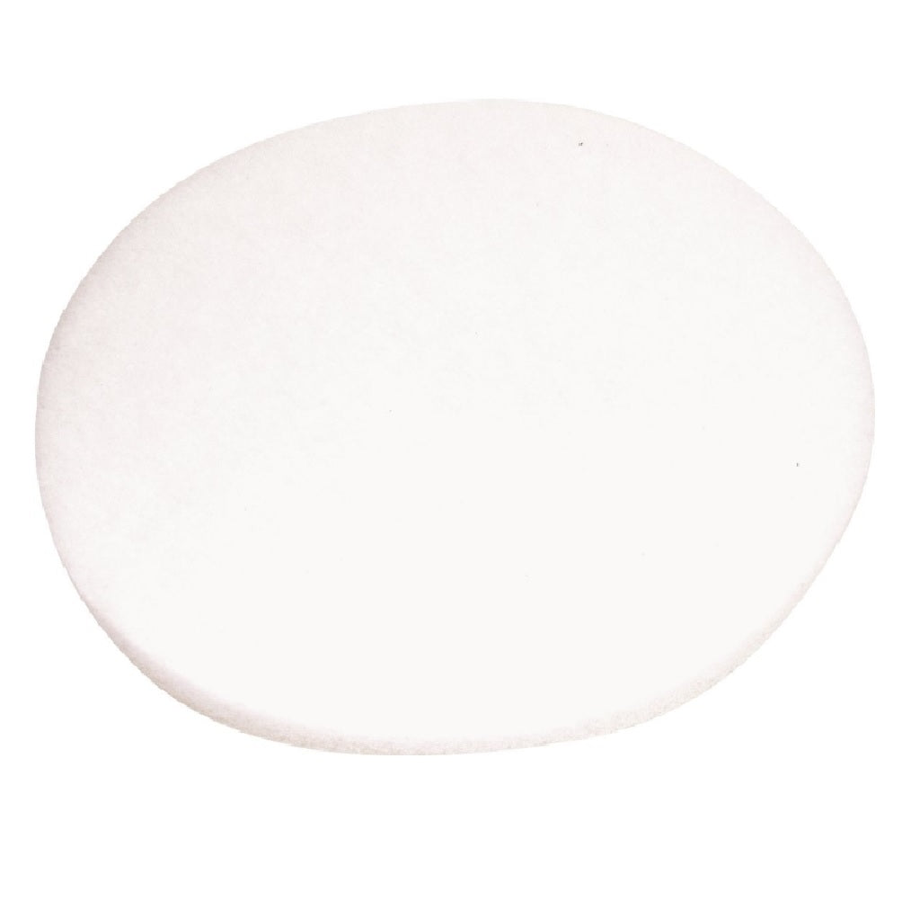 North American Paper 262030 Polishing Pad, White
