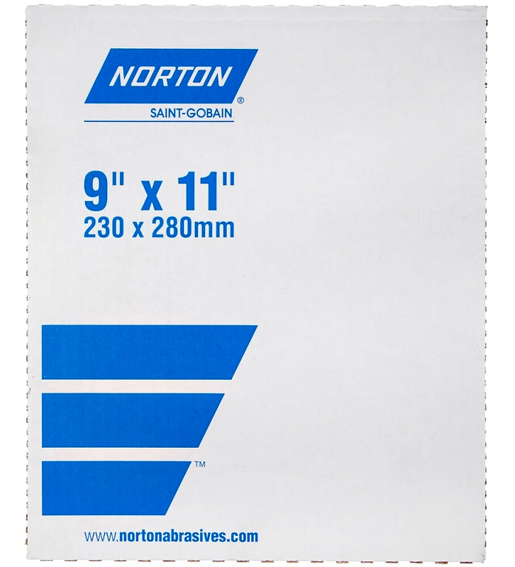 Norton 50391-038 Aluminum Oxide Sandpaper, 320 Grit, 100 sheets