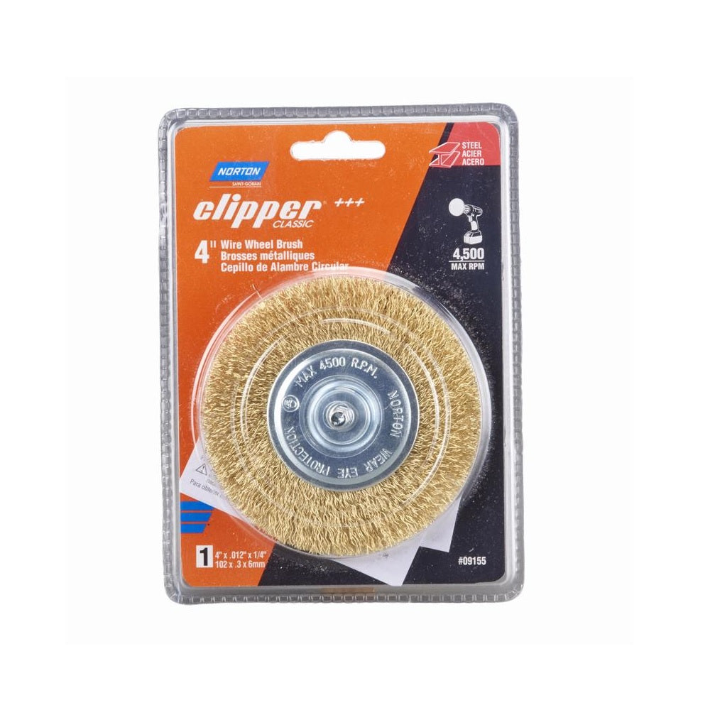 Norton 70184609155 Clipper Wire Wheel, 4 Inch