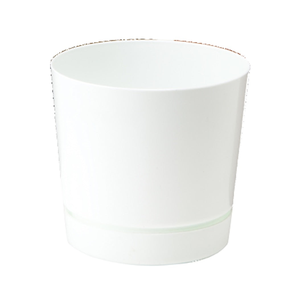 Novelty 10102 Full Depth Flower Pot, White, 10 in