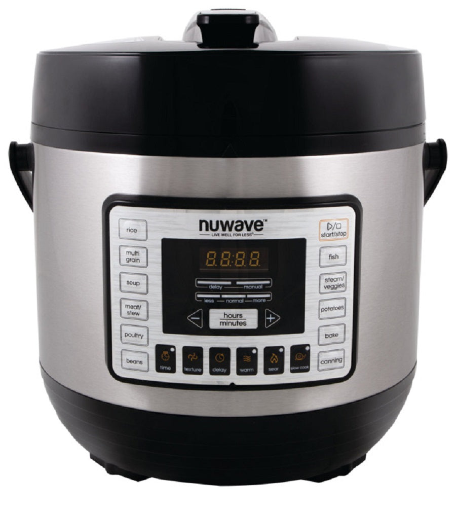 Nuwave 33101 Electric Pressure Cooker, Stainless Steel, 6 Quart