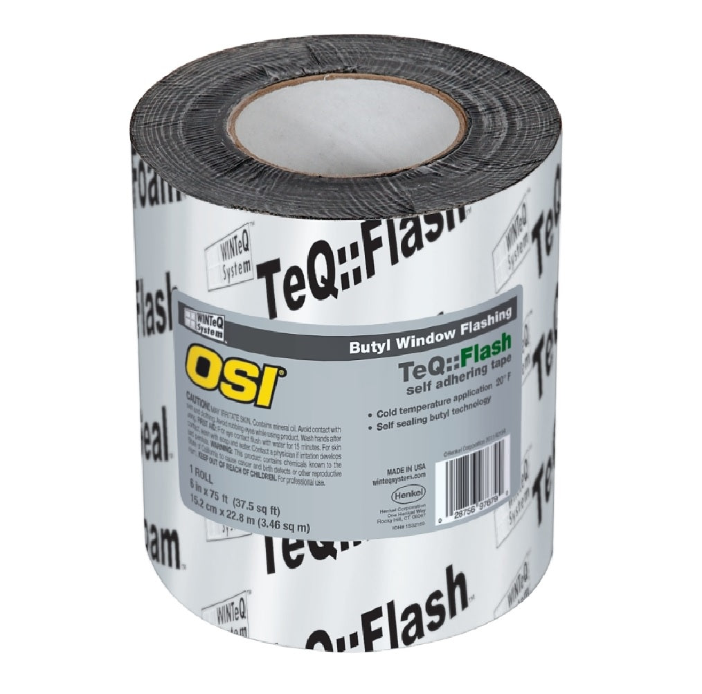 OSI 2579106 Butyl Window Flashing Tape, Black