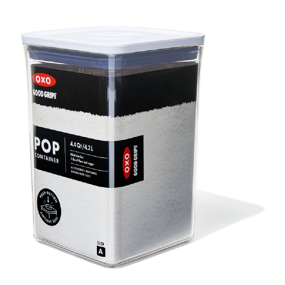 OXO 11233500 Good Grips Pop Container, Plastic, Clear, 10.5 Inch