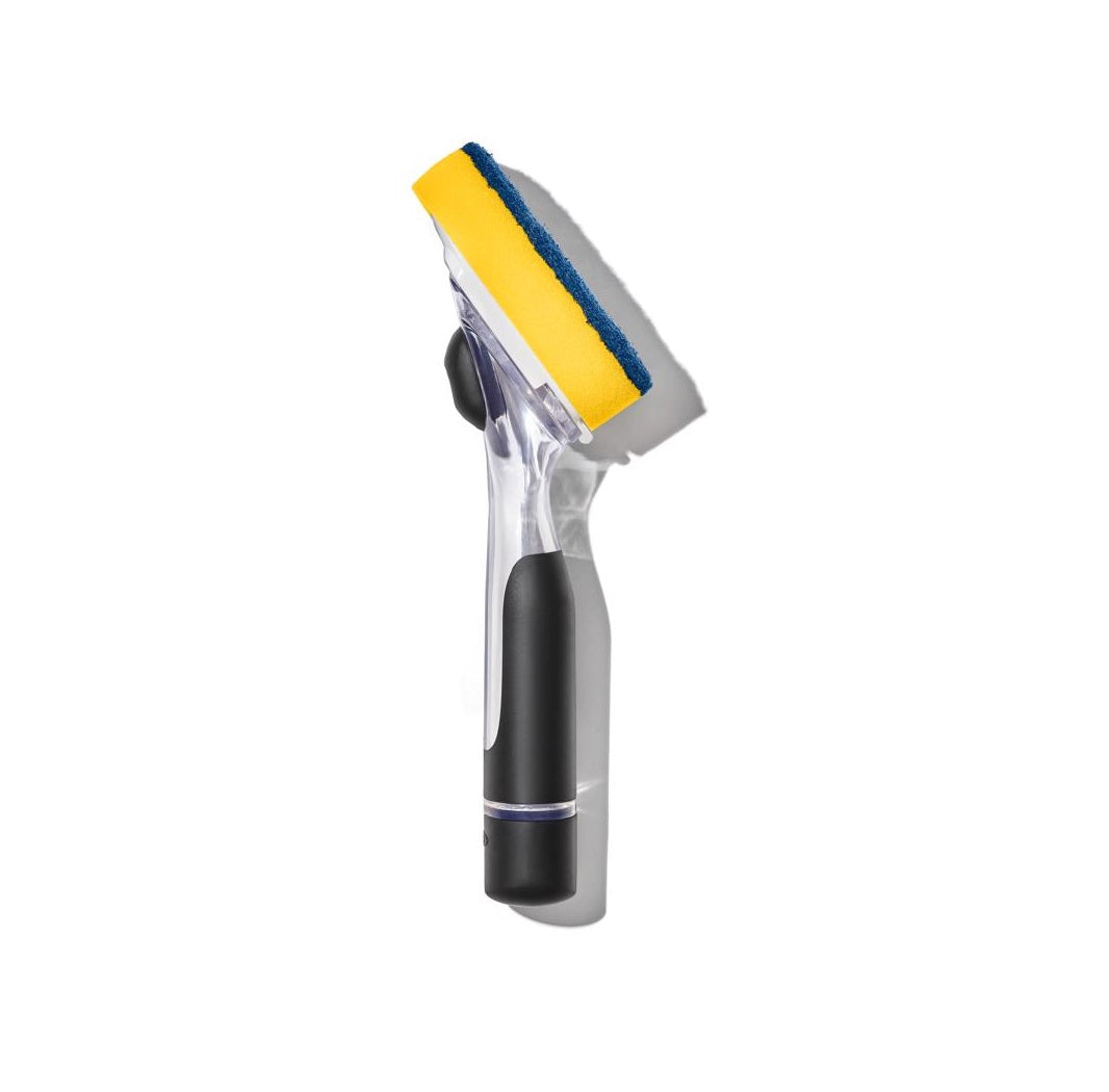 OXO 12361600 Good Grips Soap Dispensing Scrubber Brush, Plastic/Rubber