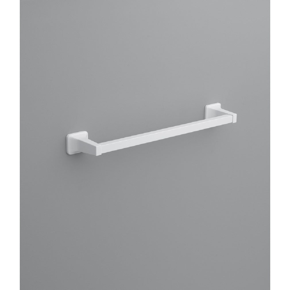 OakBrook 297-010607OB Towel Bar, Satin, White, 18 Inch