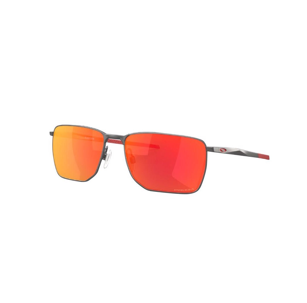 Oakley OO4142-0258 Ejector Sunglasses, Gray/Ruby