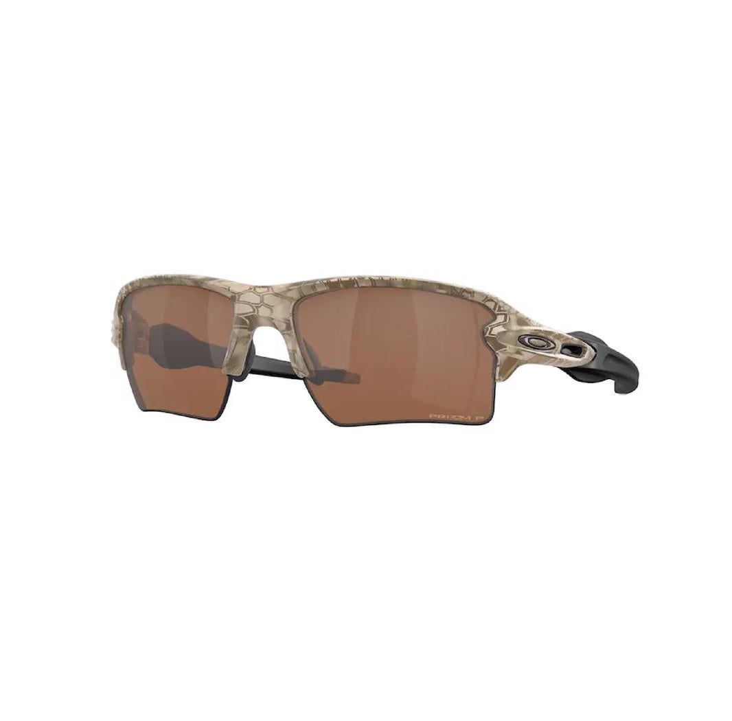 Oakley OO9188-I559 Flak Sunglasses, Brown