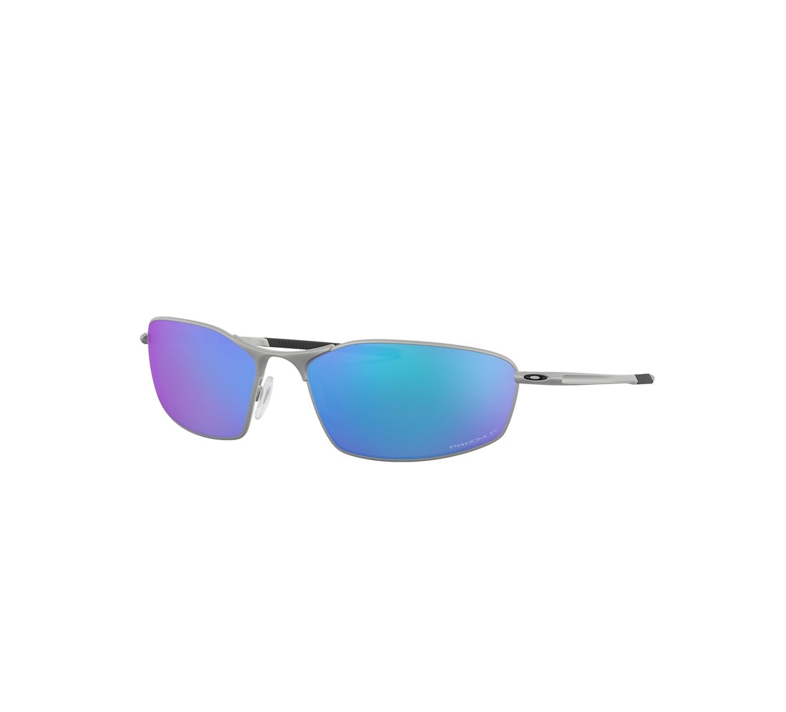 Oakley OO4141-0460 Whisker Polarized Sunglasses, Chrome