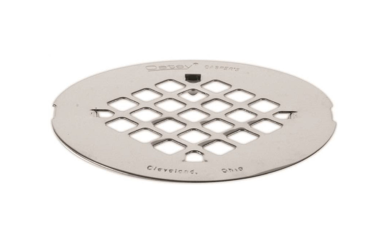 Oatey 42004 Drain Strainer, Stainless Steel, Polished Brass, 4-1/4 in