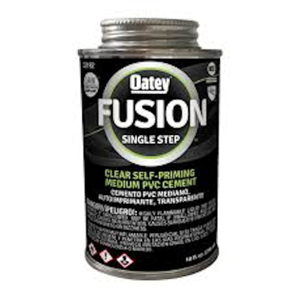 Oatey 321935 Fusion Single Step Cement, Clear, 4 Oz