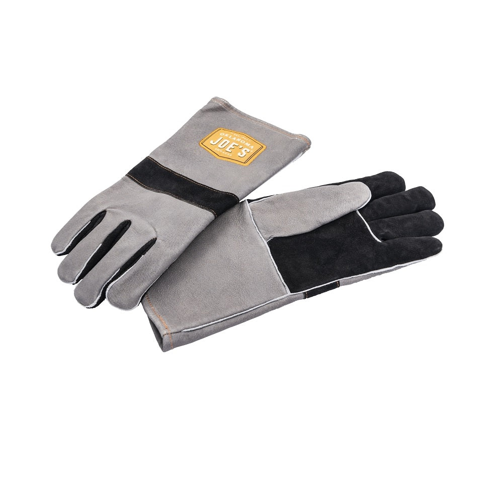 Oklahoma Joe's 3339484R06 Smoking Gloves, Leather, Gray