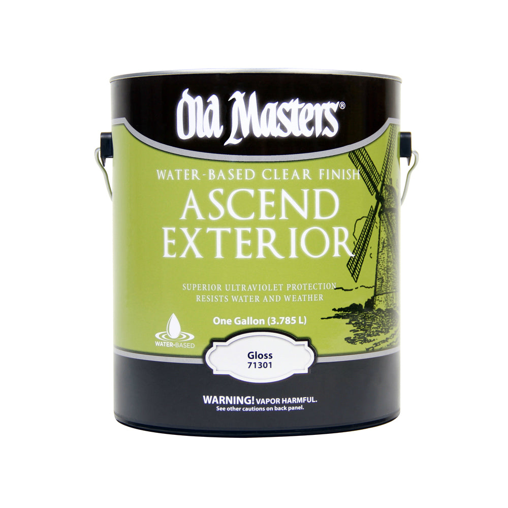 Old Masters 71301 Ascend Exterior Water-Based Finish, 1 Gallon, Gloss