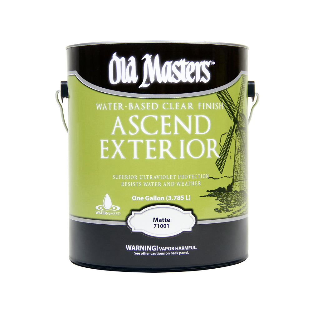Old Masters 71001 Ascend Exterior Water-Based Finish, 1 Gallon, Matte