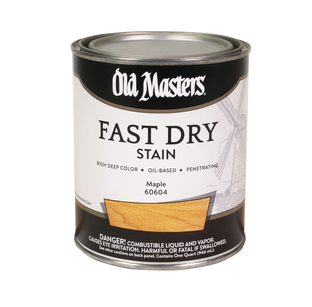 Old Masters 60604 Oil Based Fast Dry Stain, Maple, 1 Quart