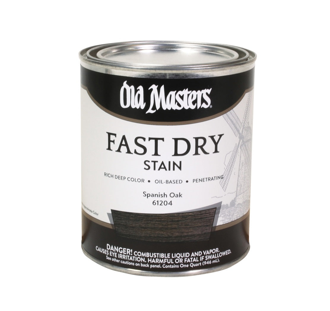 Old Masters 61204 Oil Based Fast Dry Stain, Spanish Oak, 1 Quart