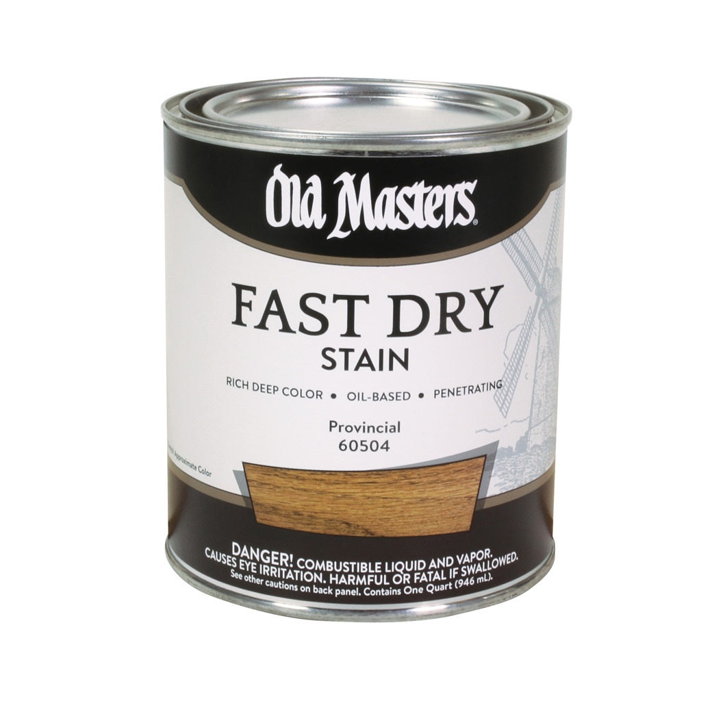 Old Masters 60504 Oil Based Fast Dry Stain, Provincial, 1 Quart