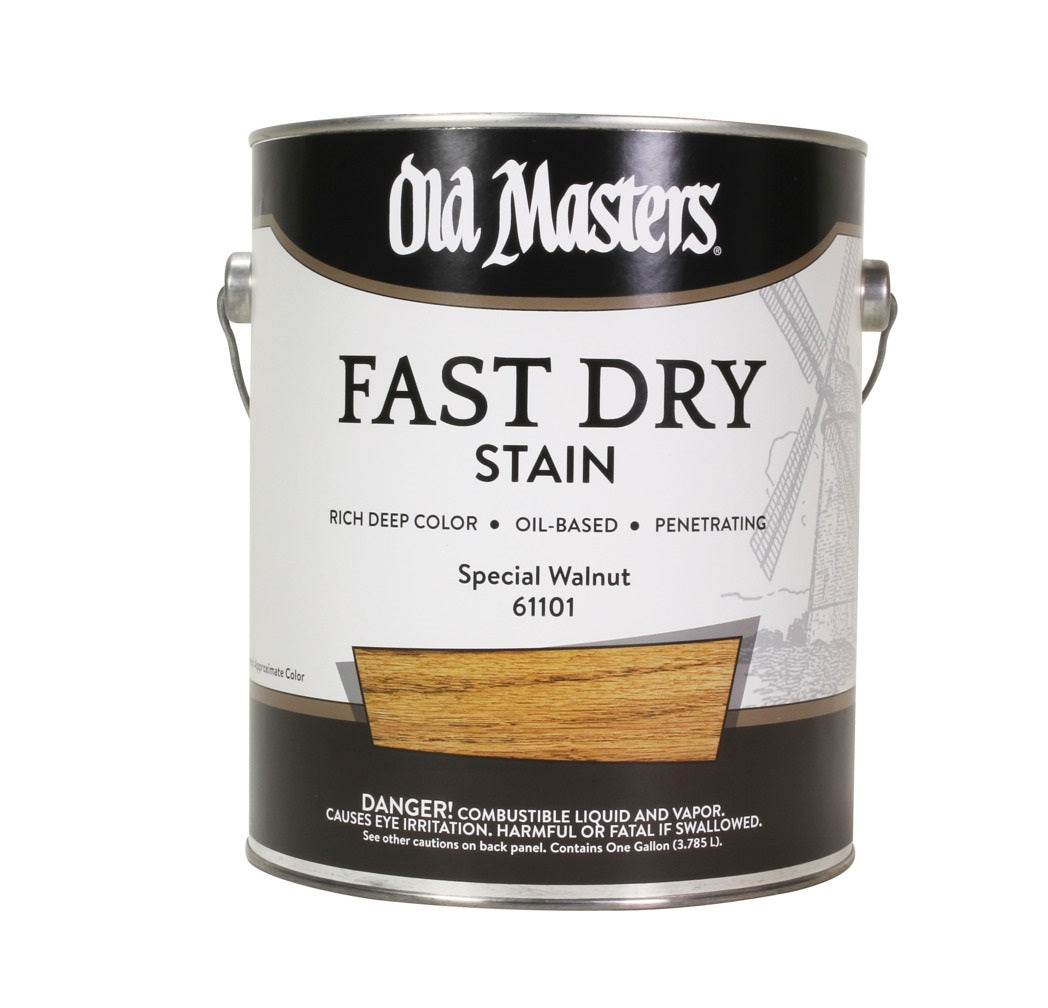 Old Masters 61101 Oil Based Fast Dry Stain, Special Walnut, 1 Gallon