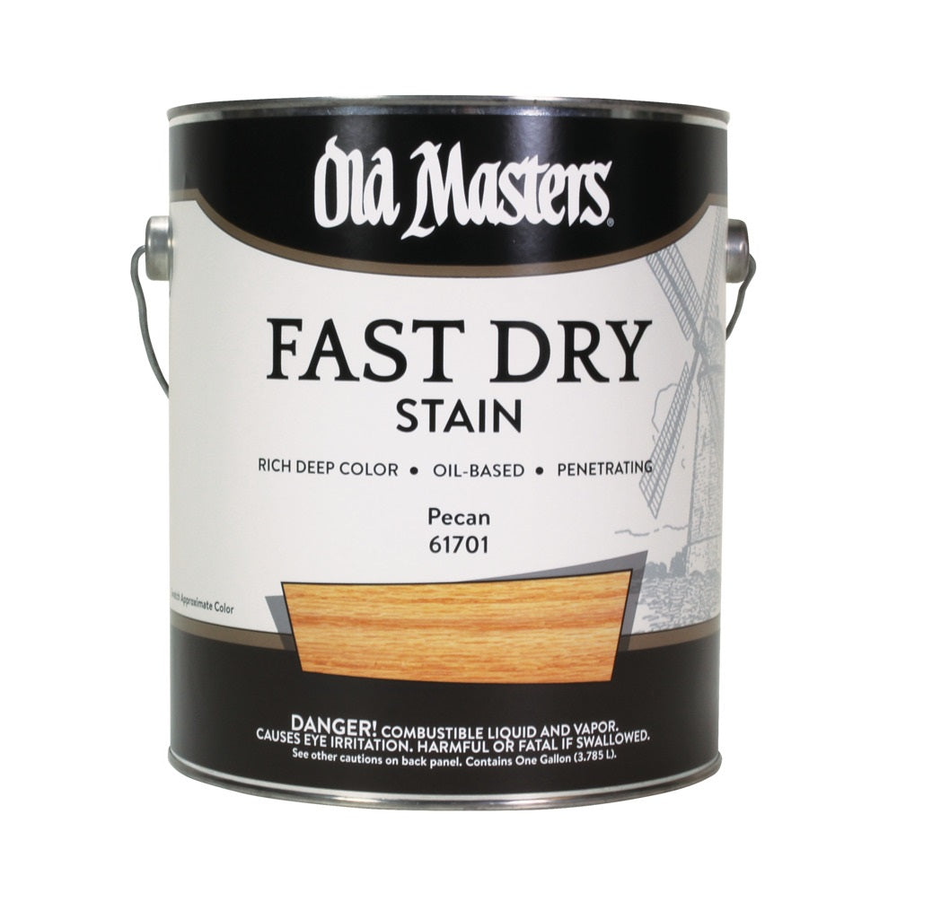 Old Masters 61701 Oil Based Fast Dry Stain, Pecan, 1 Gallon
