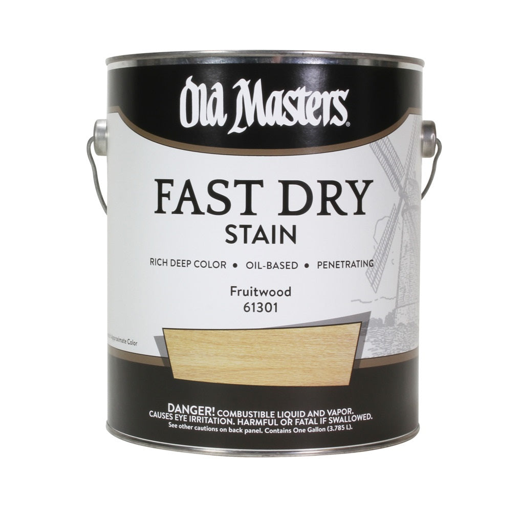 Old Masters 61301 Oil Based Fast Dry Stain, Fruitwood, 1 Gallon