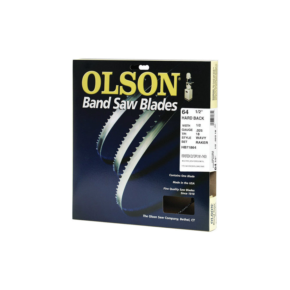 Olson HB71864DB Band Saw Blade, Metal, 18 TPI