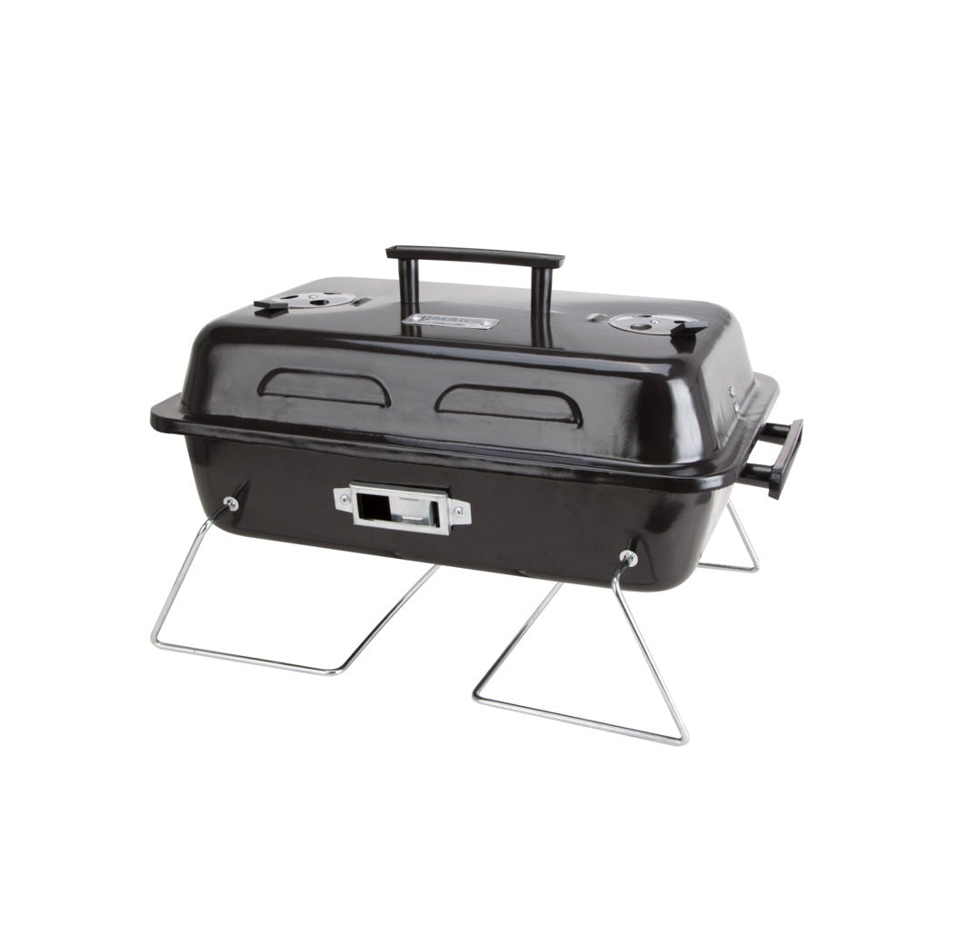 Omaha YS1082 Portable Charcoal Grill, Steel, Black