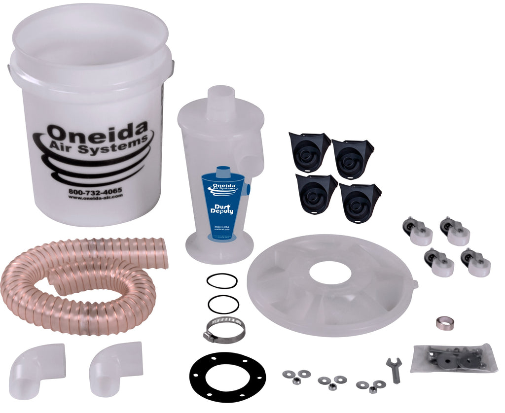 Oneida Air Systems AXD000004B Dust Deputy Deluxe Cyclone Separator Kit ...