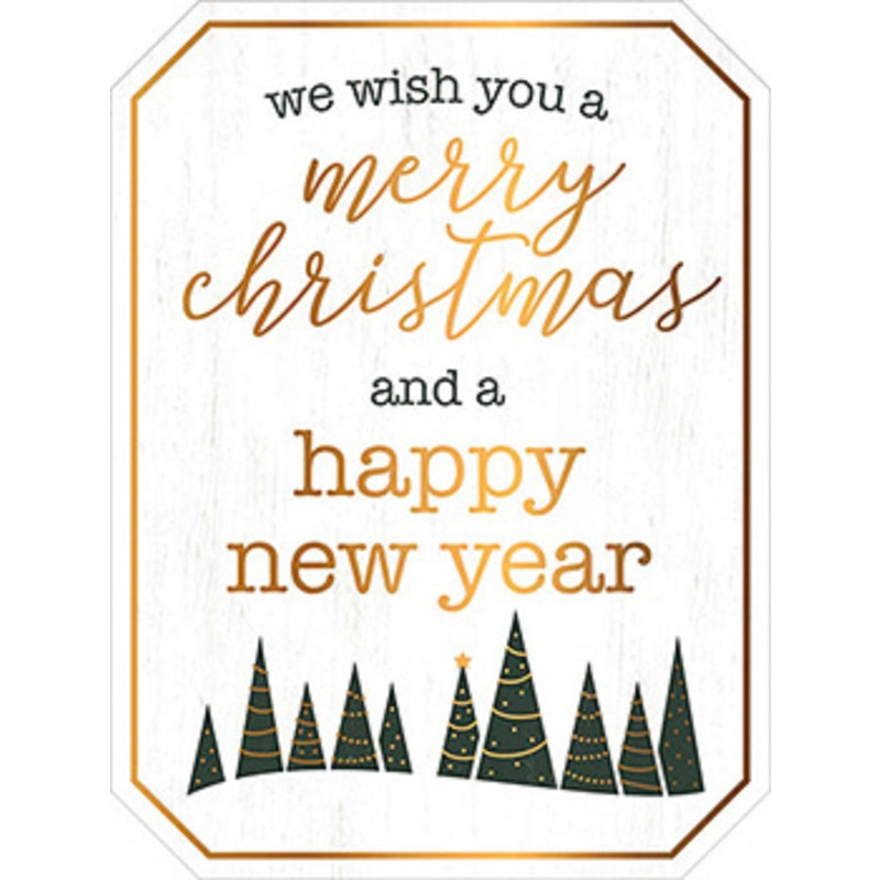 Open Road Brands 90191401 Christmas Wall Sign, Wood, 0.25 in