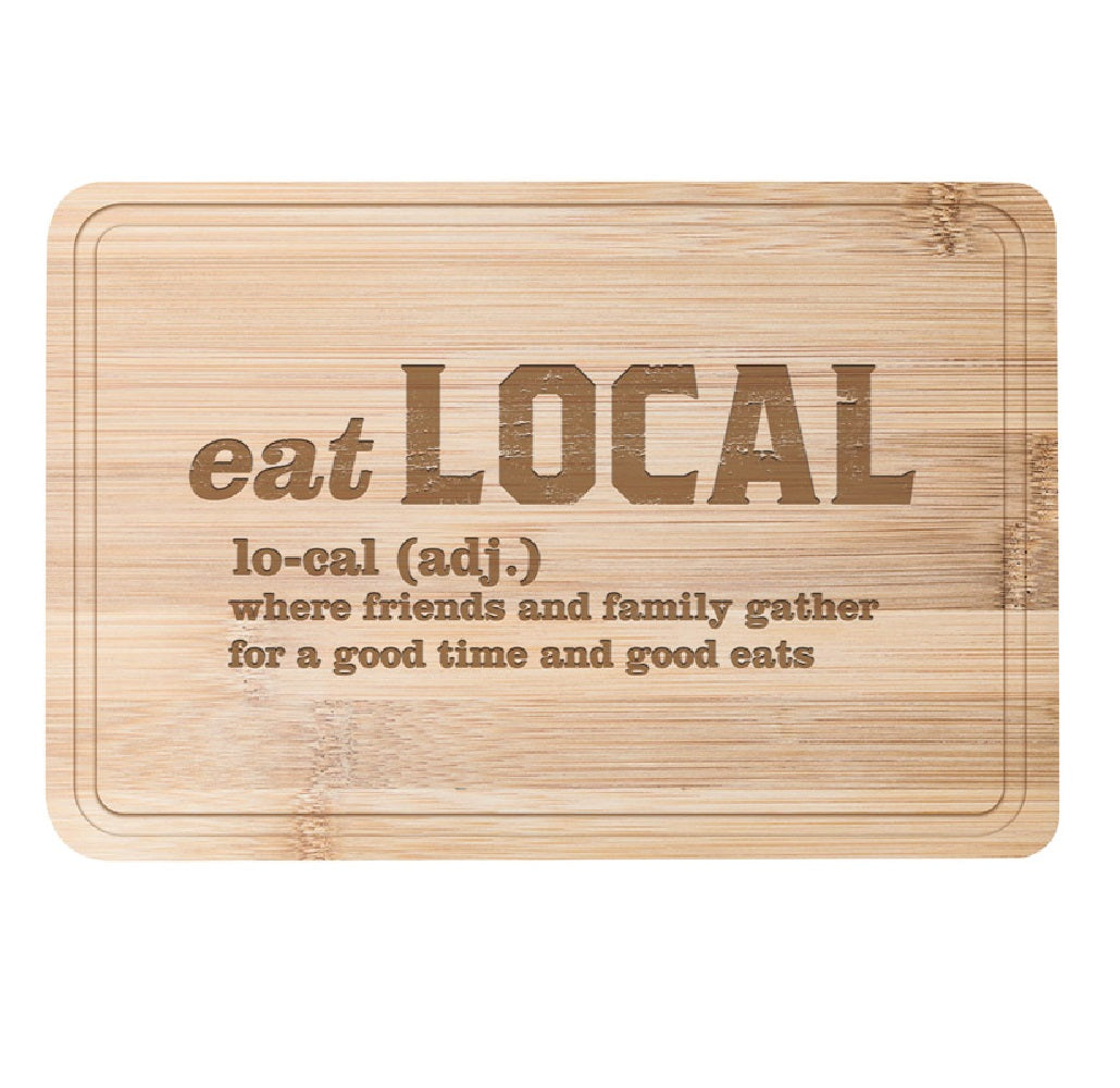 Open Road 90171481 Butcher Baker BBQ Maker Eat Local Cutting Board