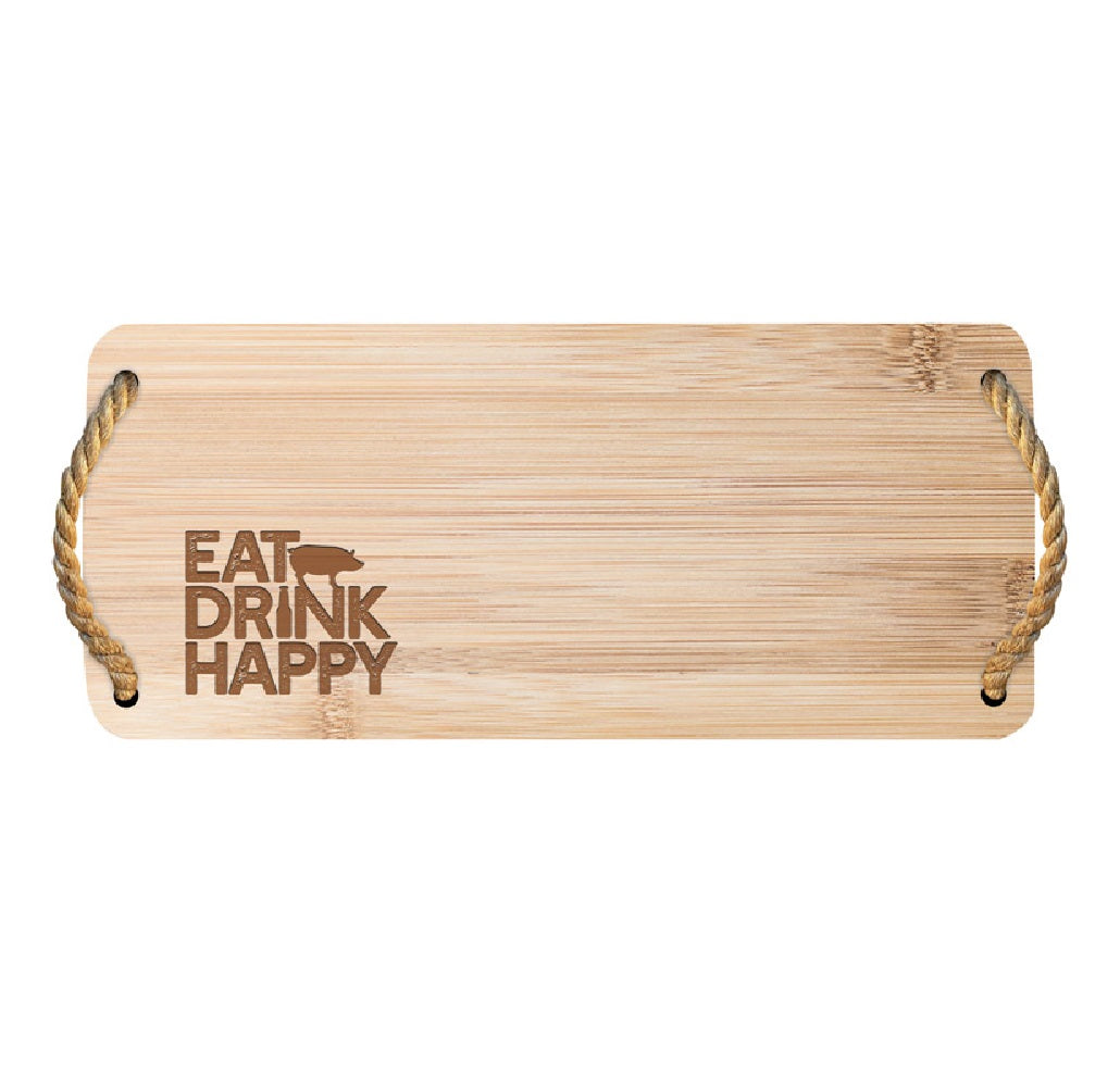 Open Road 90170839 Butcher Baker BBQ Maker Tray, Bamboo/Rope