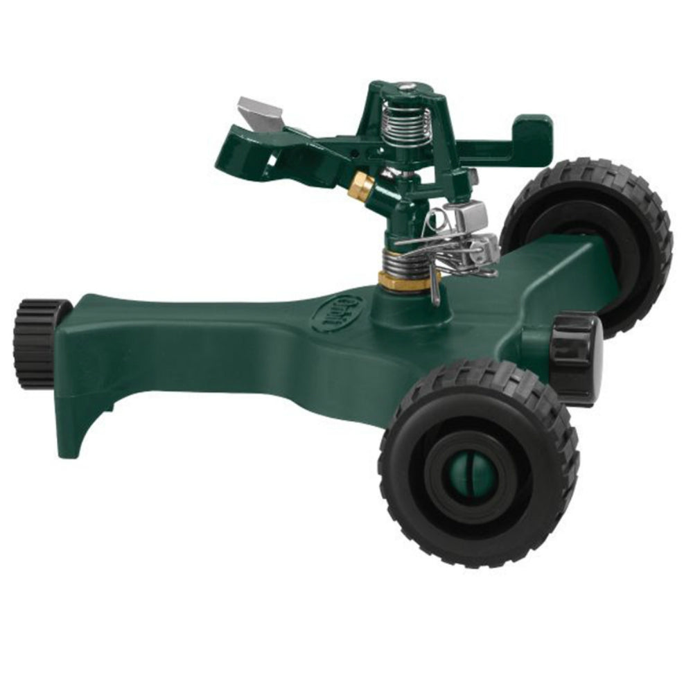 Orbit 58148N Wheeled Base Impact Sprinkler, Plastic, 5670 sq. ft.