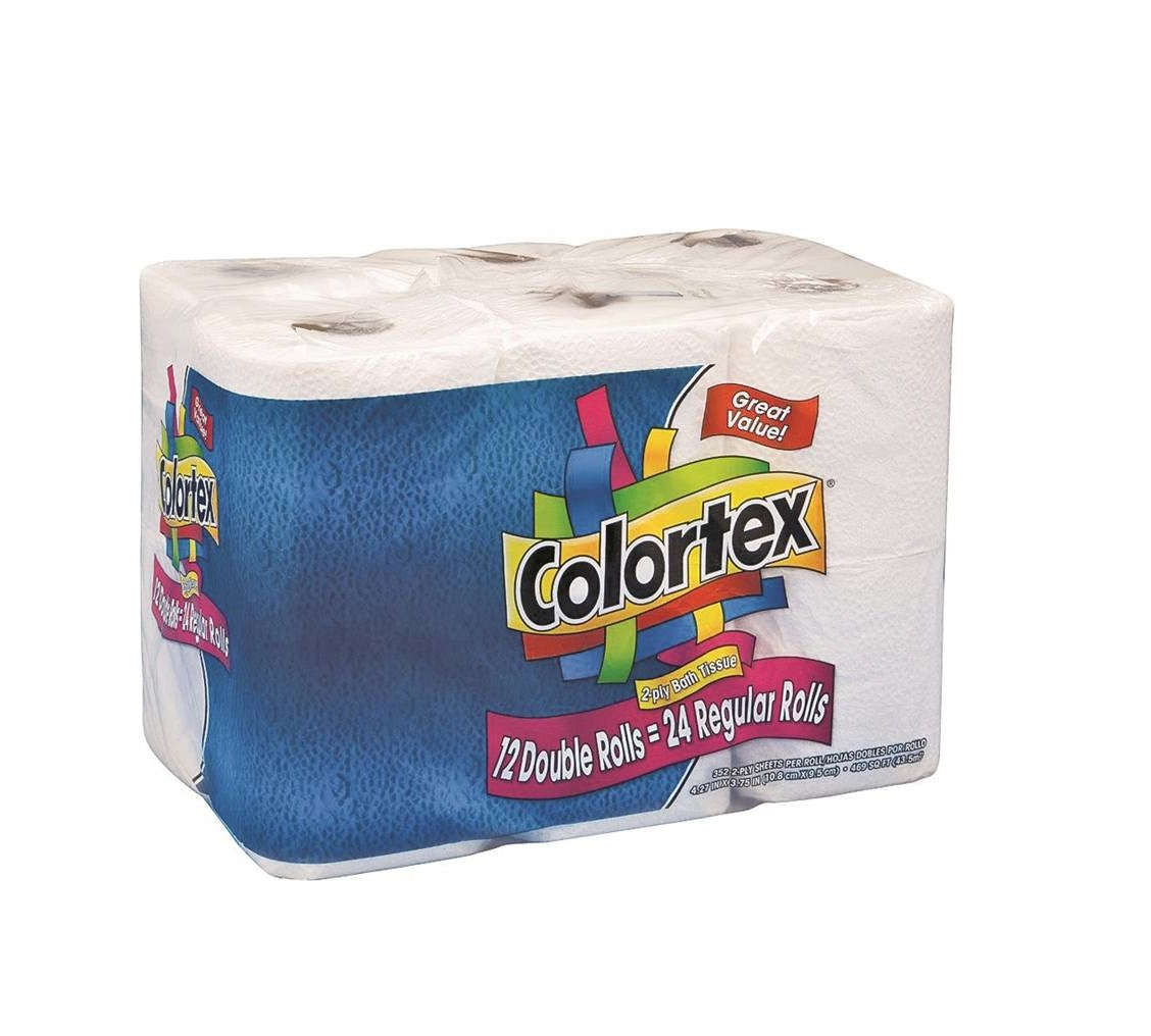 Orchids Paper 106511 Colortex Bathroom Tissue, 2-Ply, 300 Roll