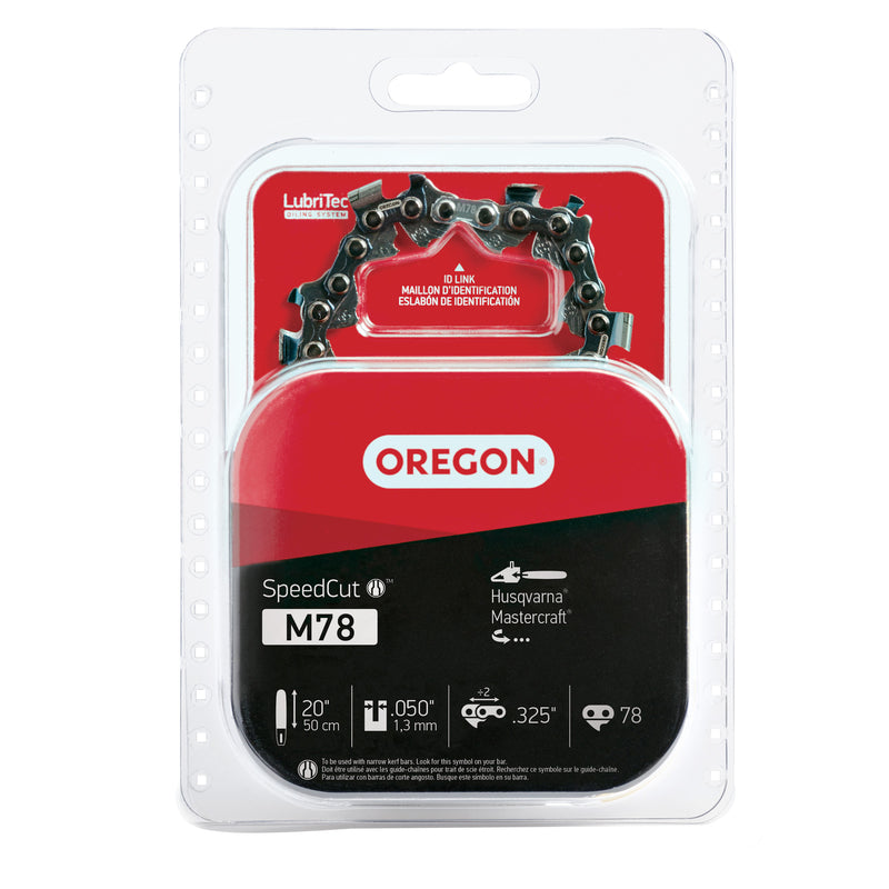 Oregon M78 SpeedCut Chainsaw Chain, 20"