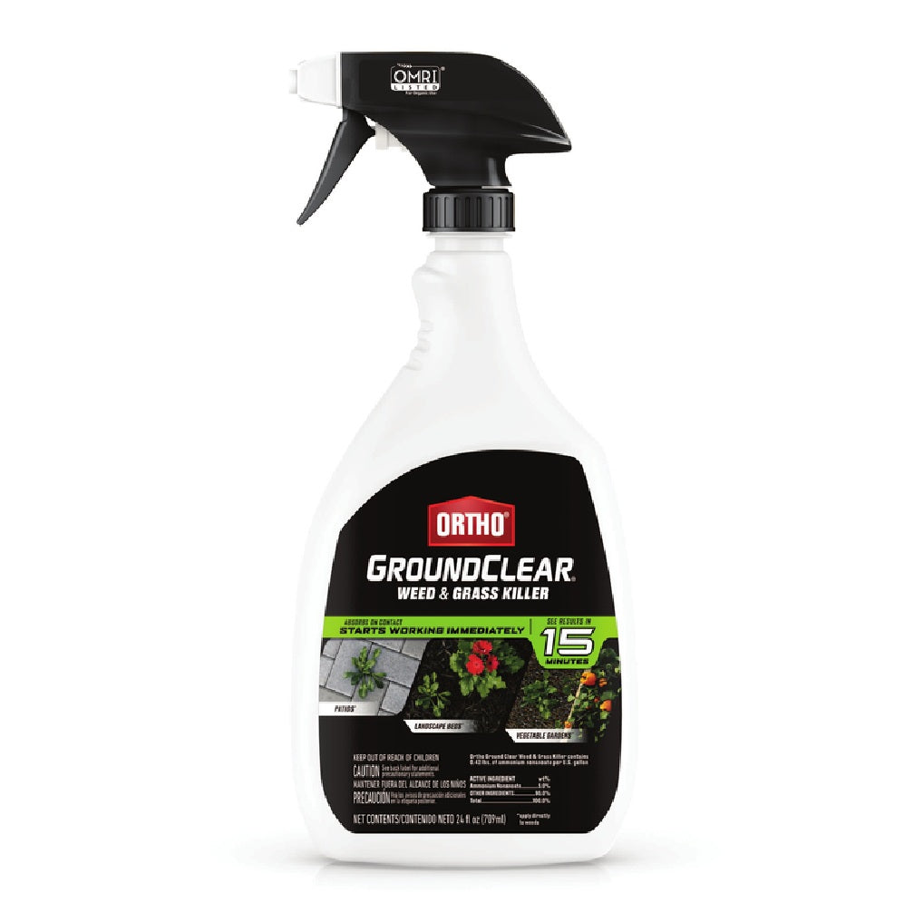 Ortho 4613406 GroundClear Grass and Weed Killer, 24 Oz