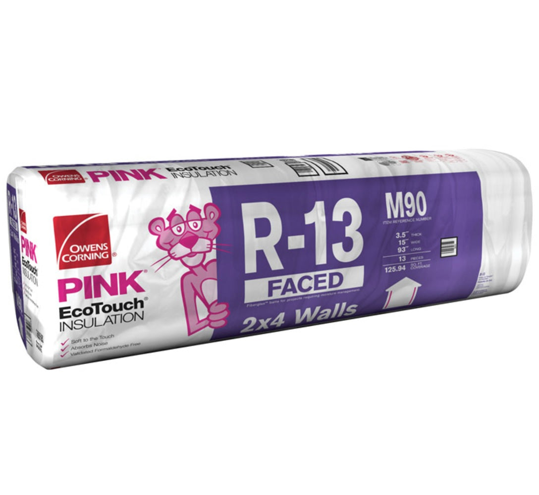 Owens Corning M90-OCF EcoTouch Kraft Faced Insulation, 15