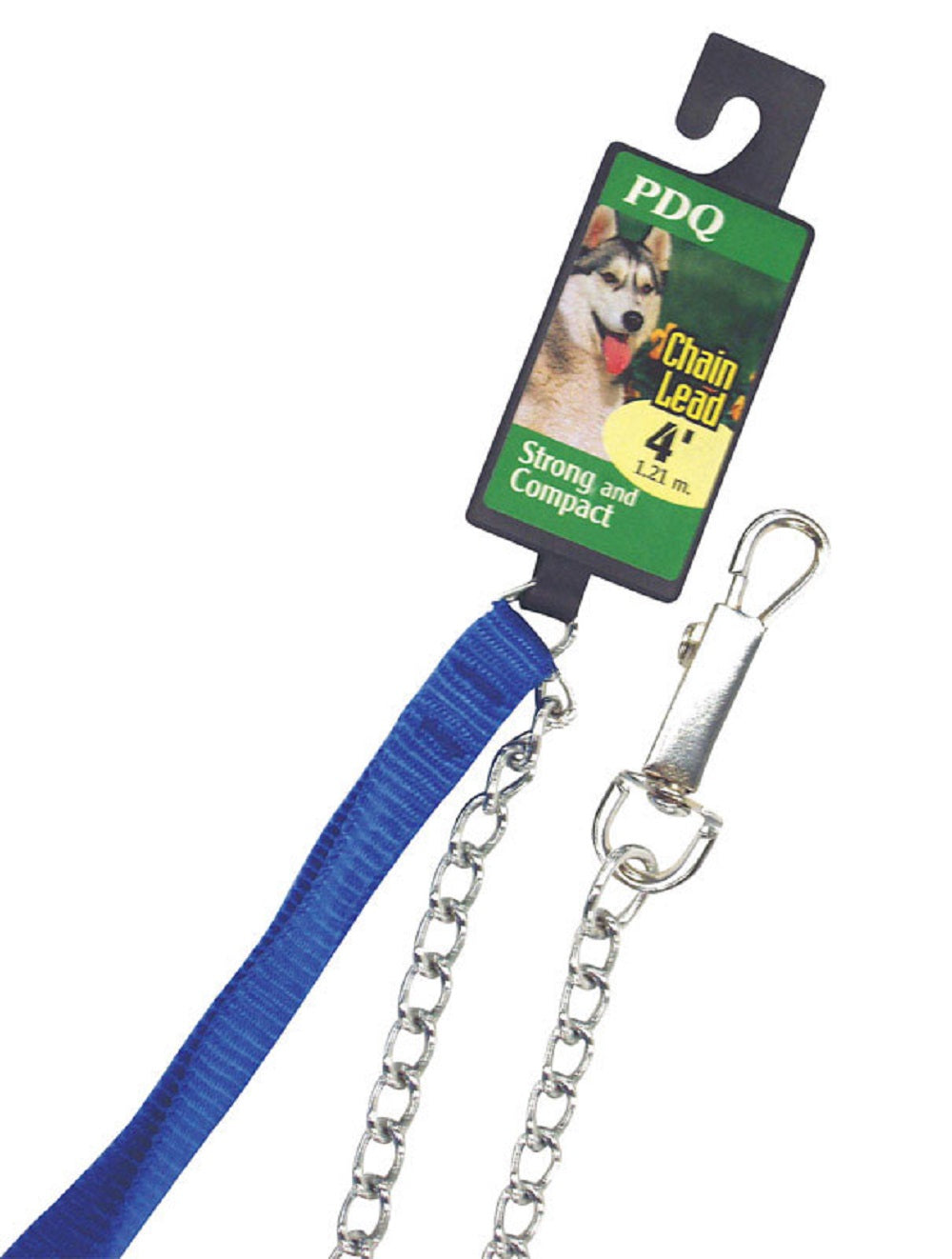 PDQ 12902 Chain Lead Dog Leash, Steel, Silver, 48 inch