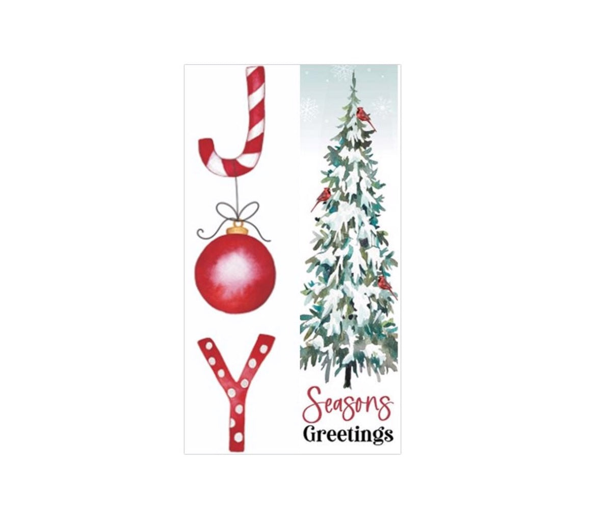 P Graham Dunn ACE-CHRPNL1 Joy/Seasons Greetings Porch Sign, Multicolored