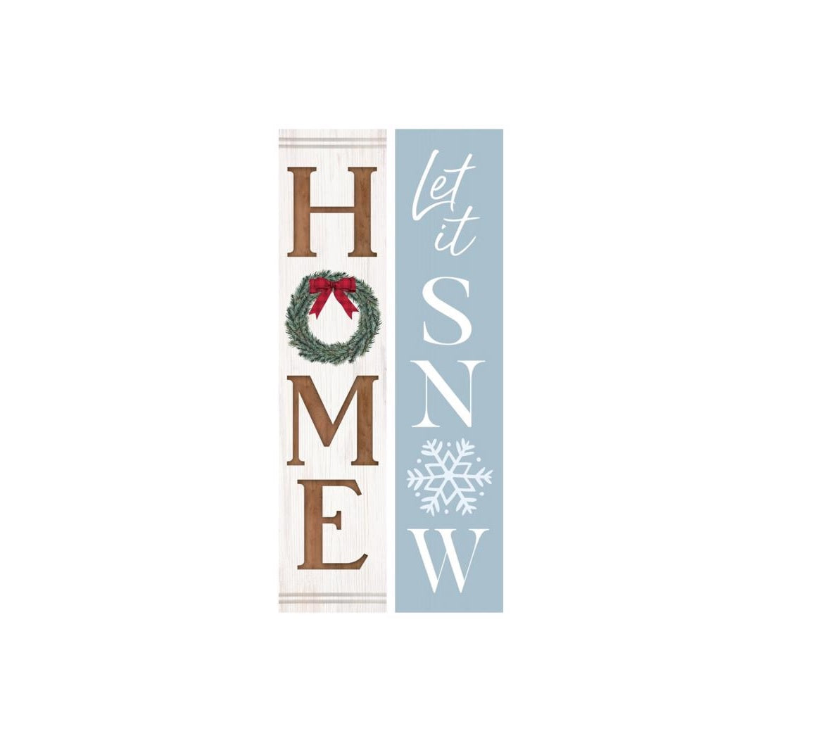 P Graham Dunn ACE-Q00030F8 Home/Let It Snow Pellet Porch Sign, Assorted