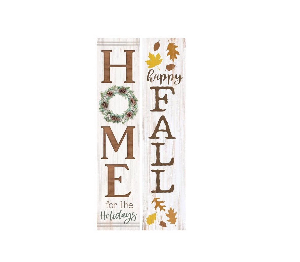 P Graham Dunn ACE-Q00030Q4 Home For The Holliday/Happy Fall Porch Sign
