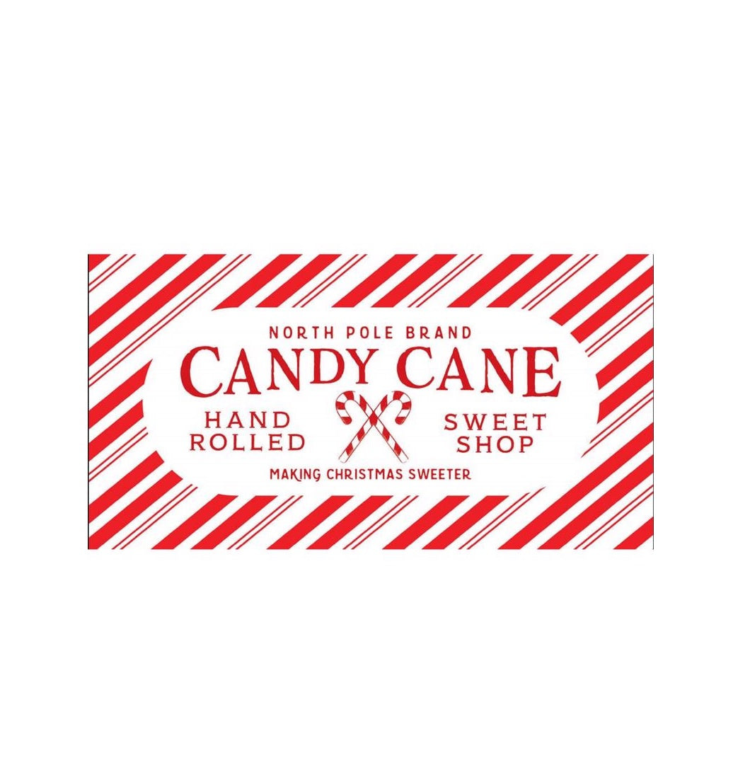 P Graham Dunn ACE-Q00030R1 North Pole Candy Cane Table Decor