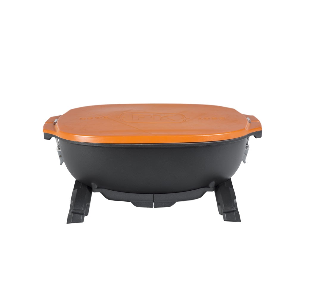 PK Grills PK200-SHX Hibachi Charcoal Grill, Orange