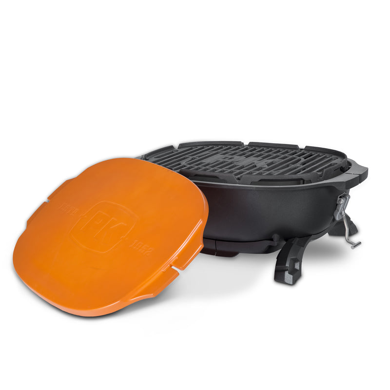 PK Grills PK200-SHX Hibachi Charcoal Grill, Orange