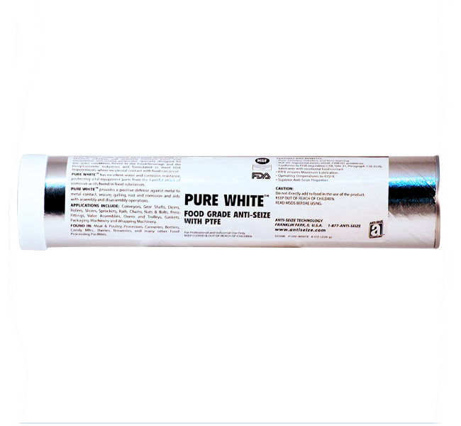 Anti-Seize Technology 31015 Pure White Food Grade Anti Seize With PTFE, White, 14 Oz