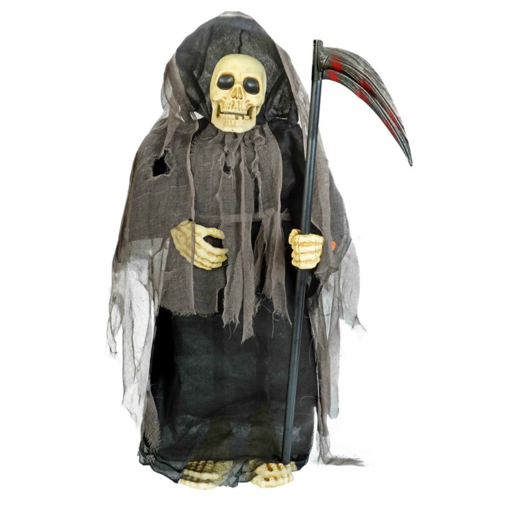 Pan Asian Creations 9330-36727 Halloween Animated Grim Reaper, 36 In