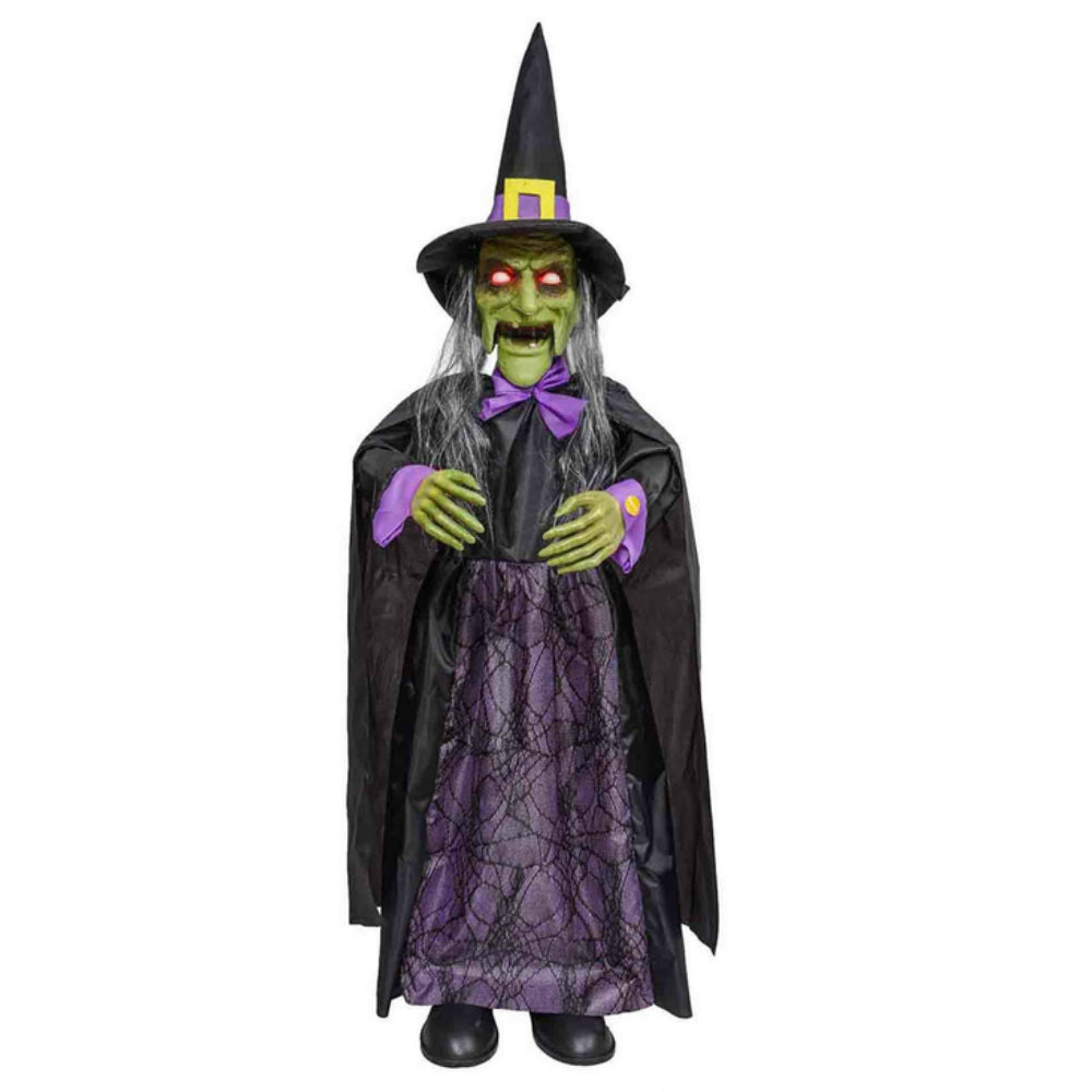 Pan Asian Creations 2033-36522 Halloween Animated Witch, 36 In